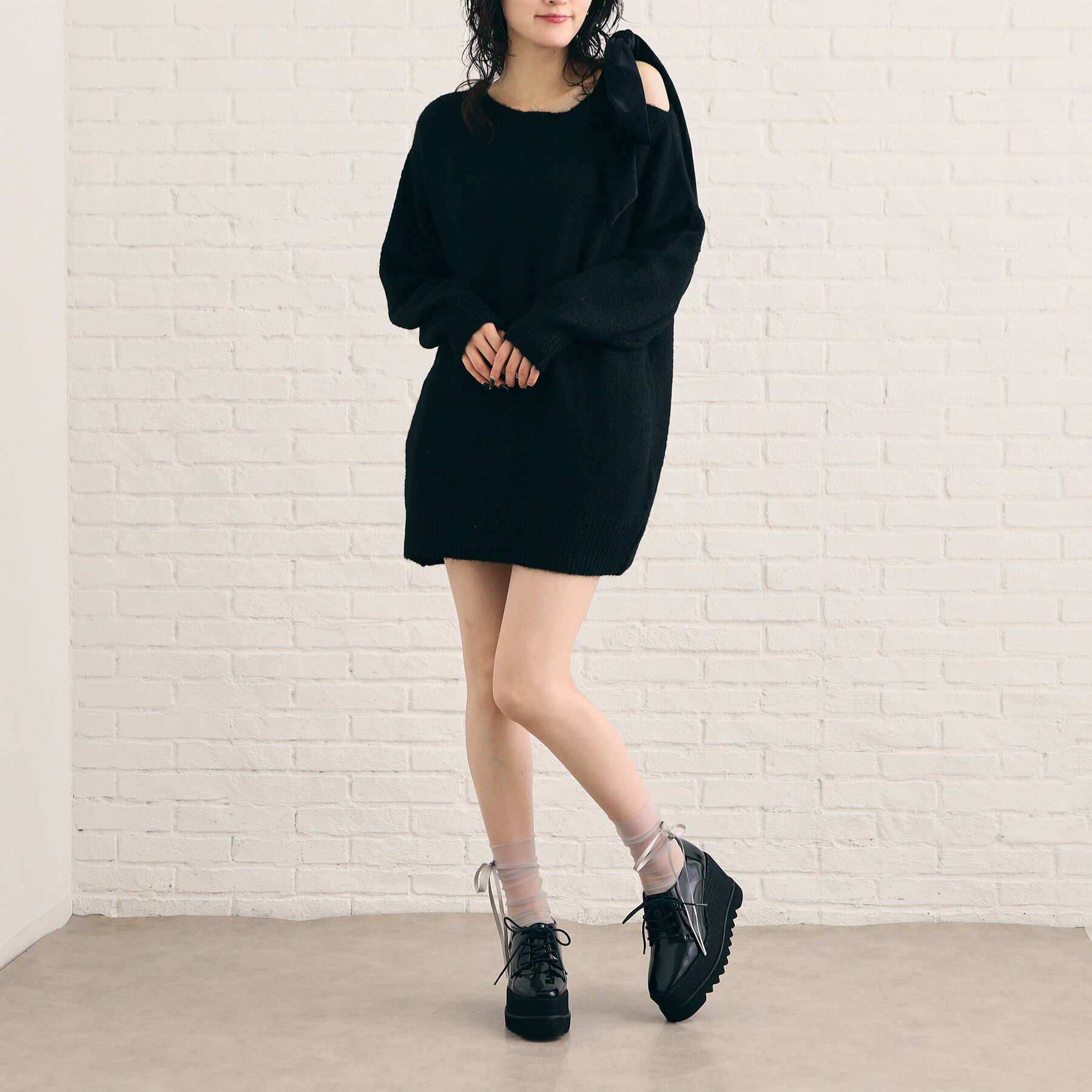 ESPERANZA「エナメル厚底レースアップシューズ」|パンプス|