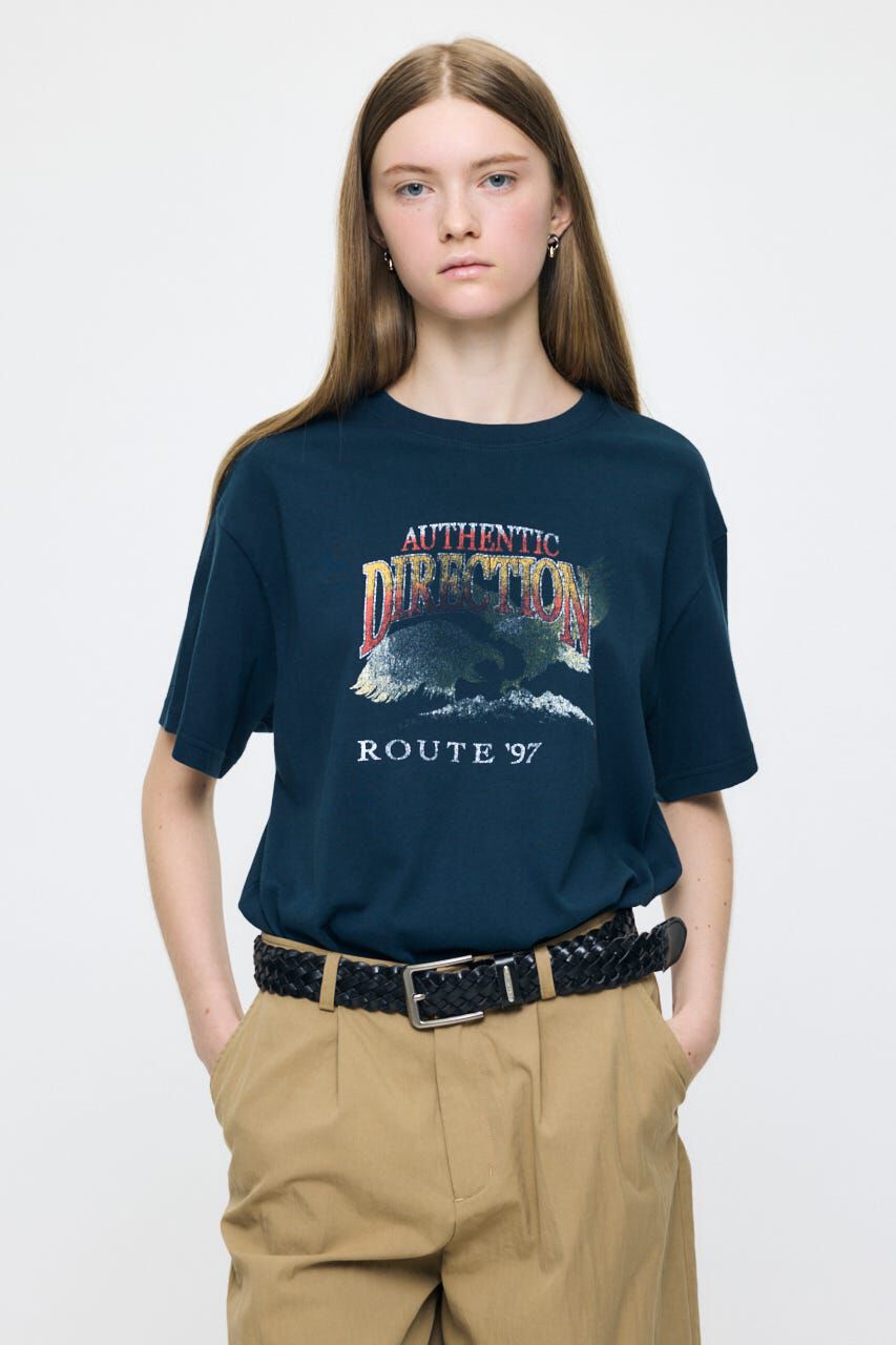 MOUSSY「VINTAGE EAGLE TEE」|Tシャツ・カットソー|NVY