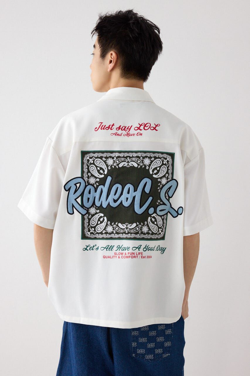 RODEO CROWNS「COOLMAX(R)ファブリック製・コールパッチシャツ」|シャツ・ブラウス|WHT
