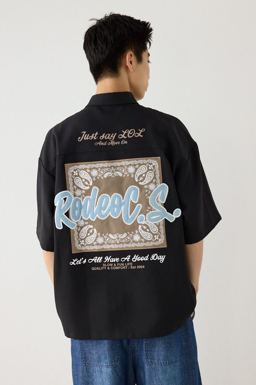 RODEO CROWNS「COOLMAX(R)ファブリック製・コールパッチシャツ」|シャツ・ブラウス|BLK
