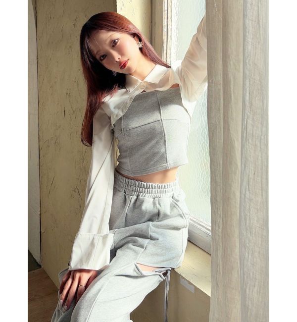 RESEXXY「シャツドッキングトップス【セットアップ着用可能】」|Tシャツ・カットソー|