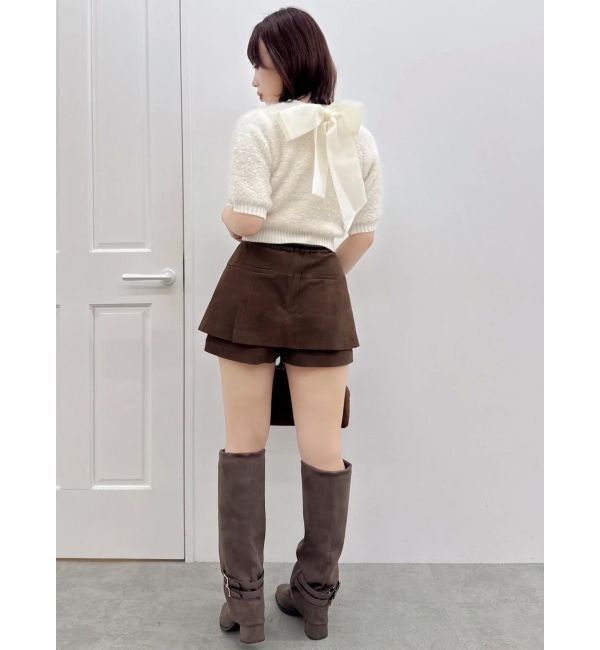 dazzlin「【セットアップ対応】レイヤードスカートパンツ」|スカート|
