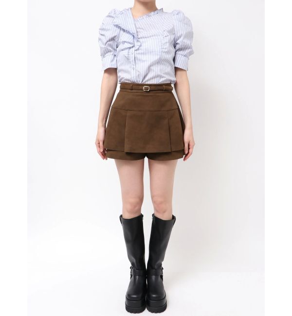 dazzlin「【セットアップ対応】レイヤードスカートパンツ」|スカート|