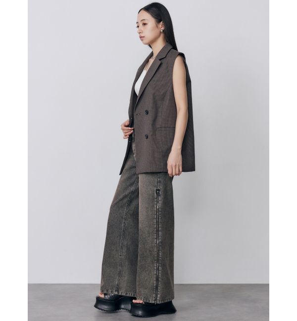 MURUA「メッシュダブルジレ【セットアップ着用可】」|ベスト・ジレ|