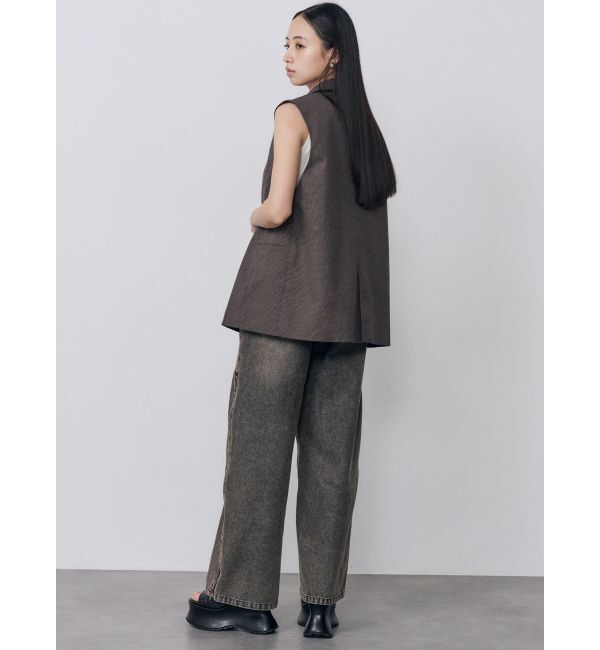 MURUA「メッシュダブルジレ【セットアップ着用可】」|ベスト・ジレ|