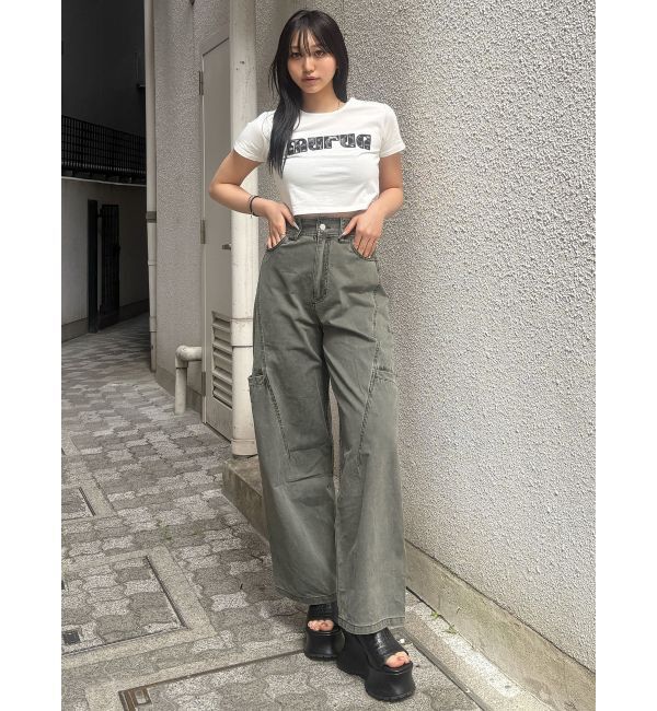 MURUA「パッチポケットバレルレッグパンツ」|その他|