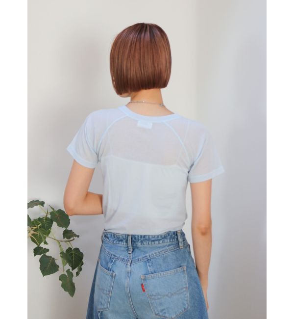 Ungrid「シアーカラーラグランTee」|Tシャツ・カットソー|