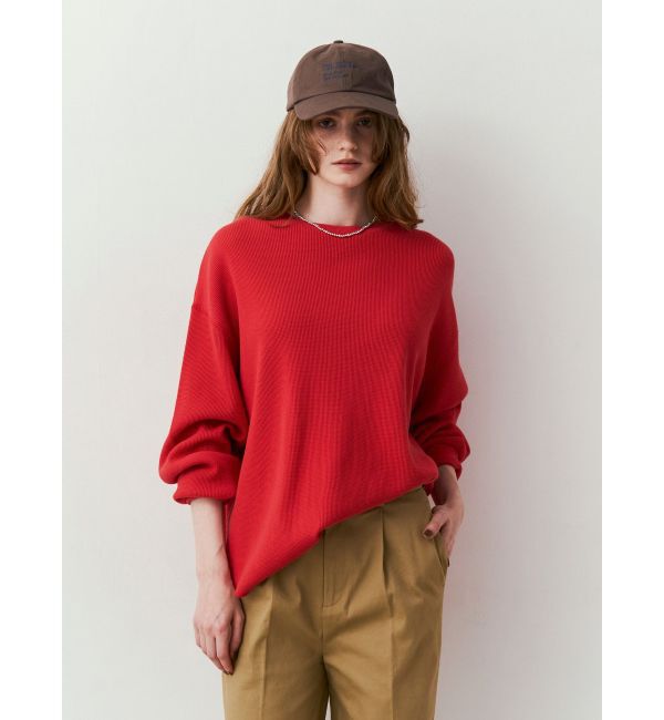 Ungrid「ルーズシルエットワッフルロングスリーブTee」|Tシャツ・カットソー|