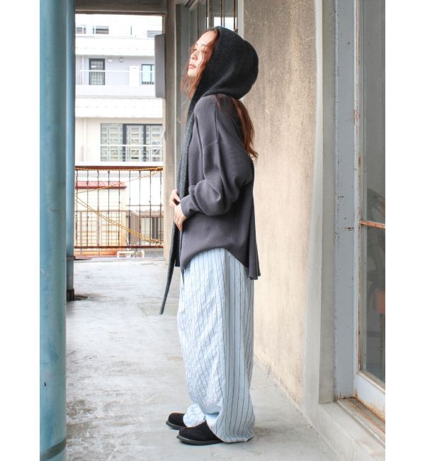 Ungrid「ルーズシルエットワッフルロングスリーブTee」|Tシャツ・カットソー|