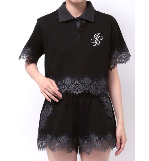 jouetie「レースドッキングポロトップス」|Tシャツ・カットソー|