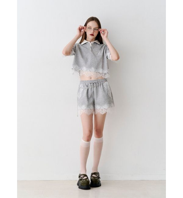 jouetie「レースドッキングポロトップス」|Tシャツ・カットソー|