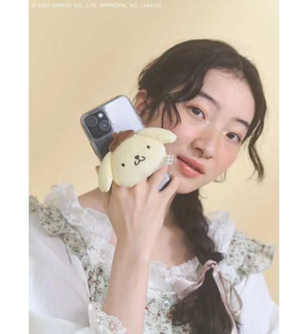 merry jenny「もこもこポムポムプリンスマホグリップ」|その他|