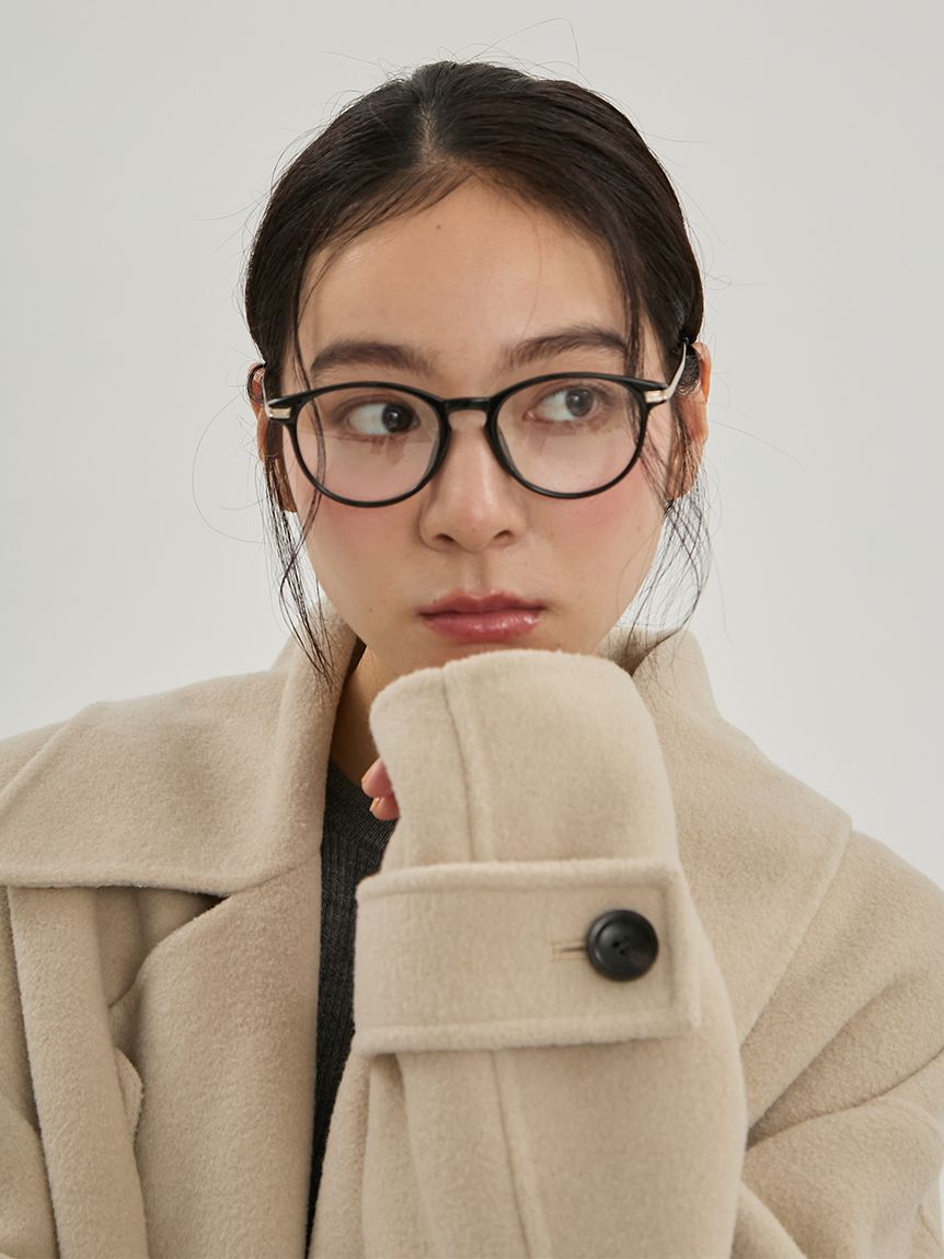Mila Owen「メタルセルラウンドダテメガネ」|メガネ|