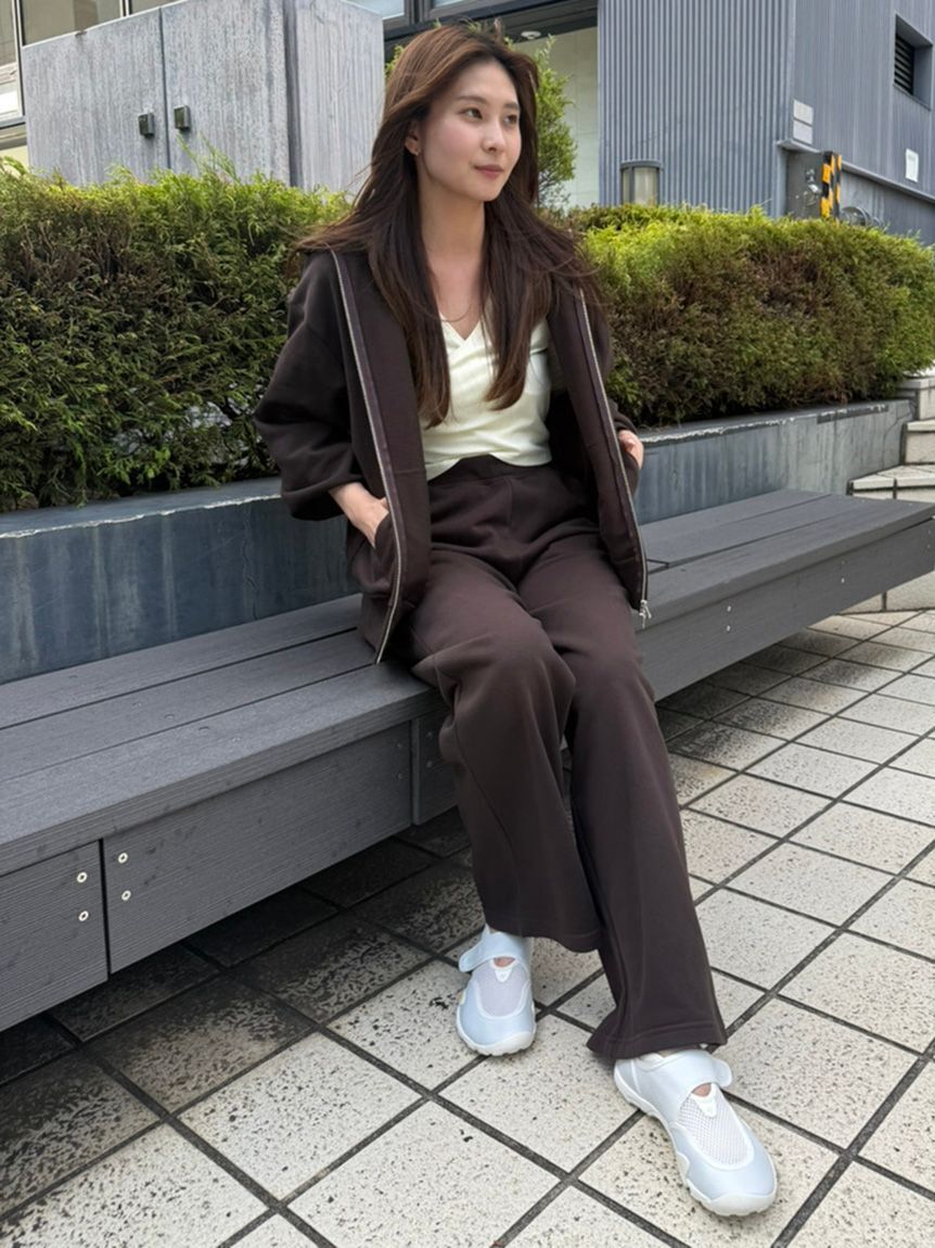 emmi atelier「【W&T】スウェットパンツ【セットアップ対応】」|チノ|