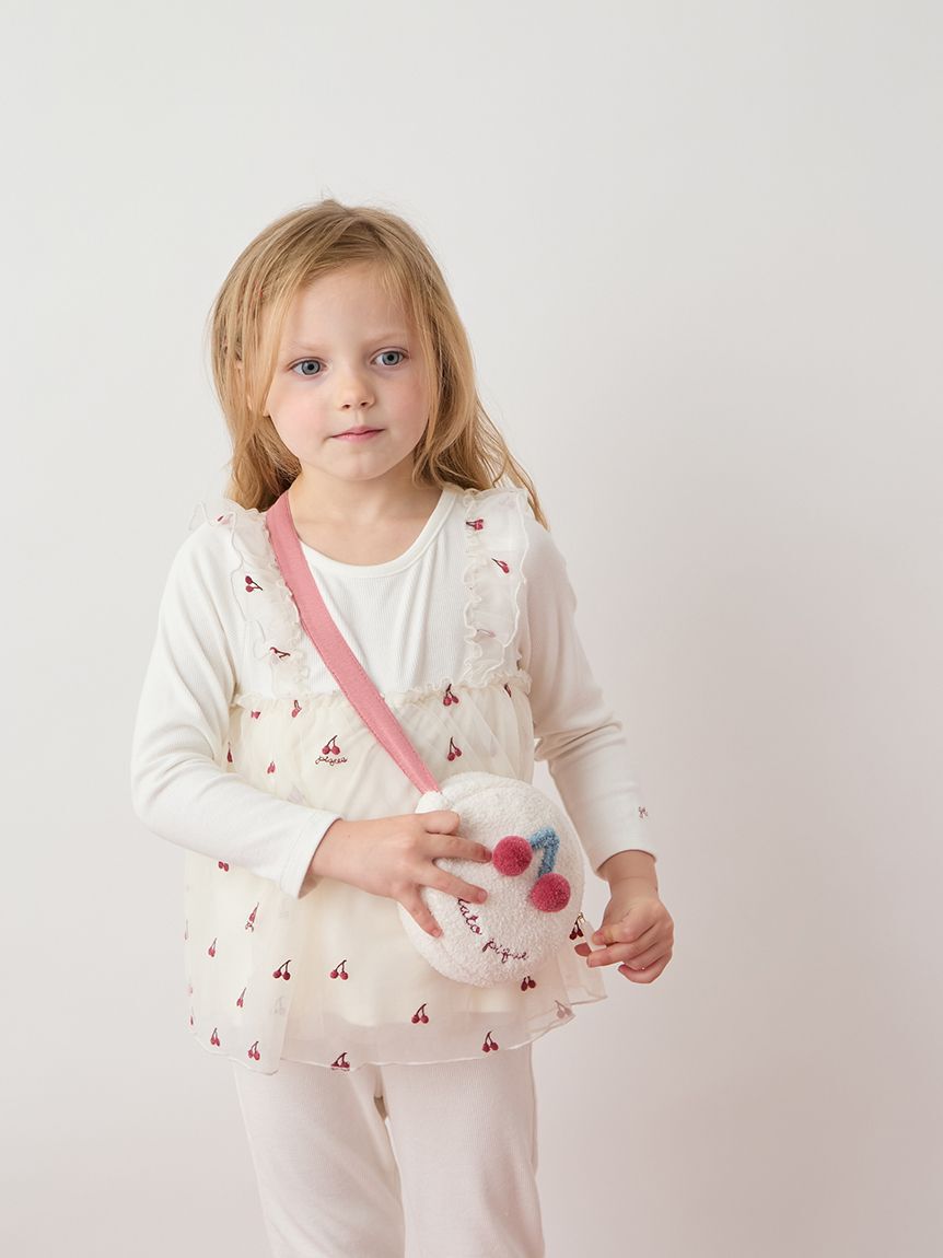 GELATO PIQUE KIDS & BABY「【KIDS】チェリー柄チュールプルオーバー」|プルオーバー|