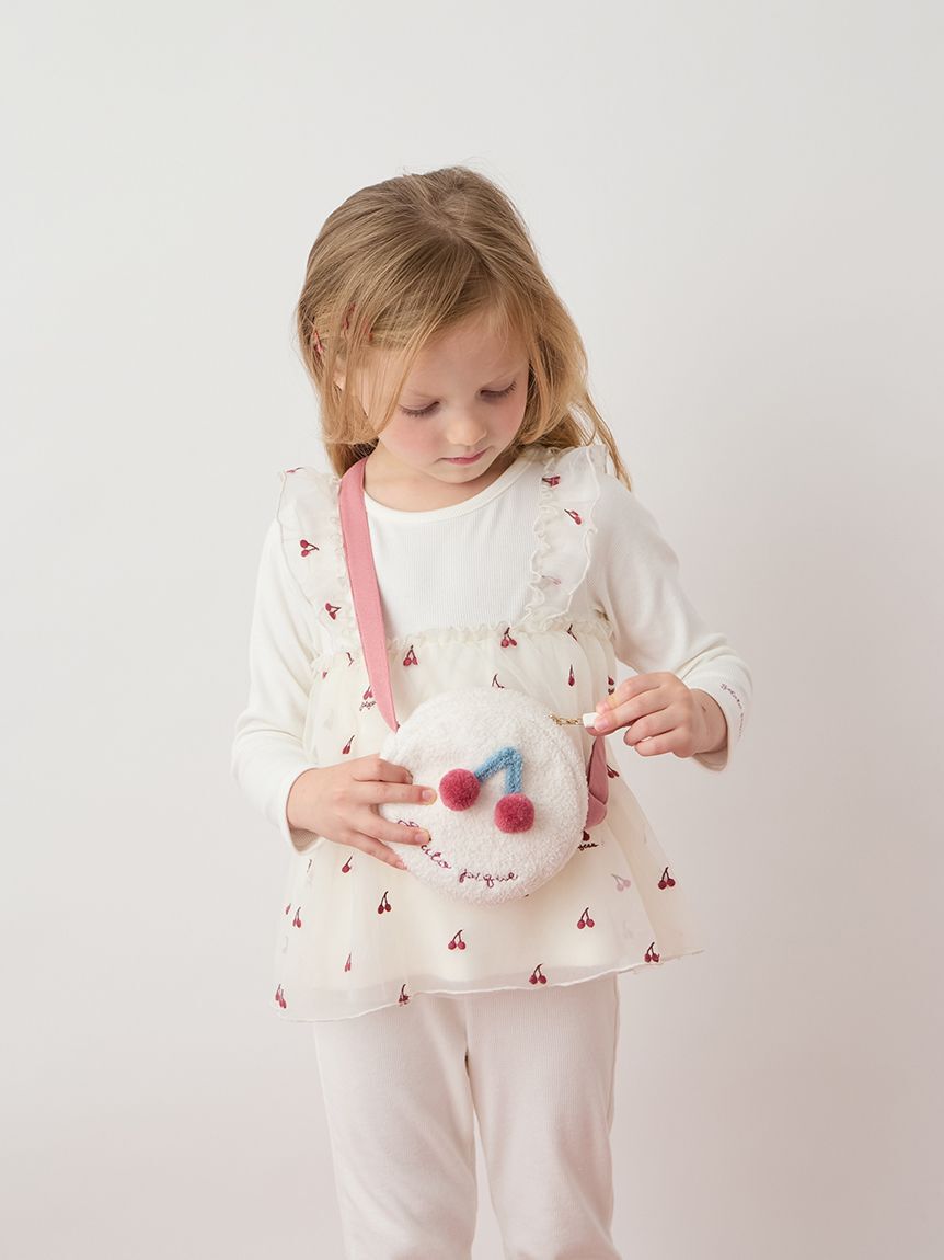 GELATO PIQUE KIDS & BABY「【KIDS】チェリー柄チュールプルオーバー」|プルオーバー|