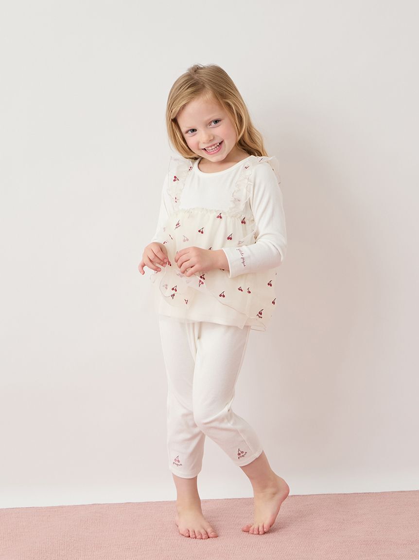 GELATO PIQUE KIDS & BABY「【KIDS】チェリー柄チュールプルオーバー」|プルオーバー|