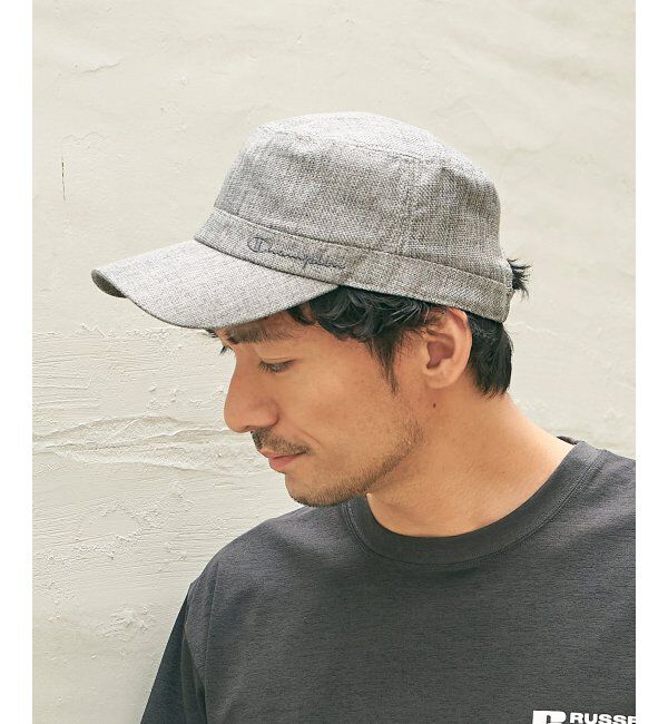 ikka「Champion チャンピオン リネンライクワークキャップ」|その他|グレイ