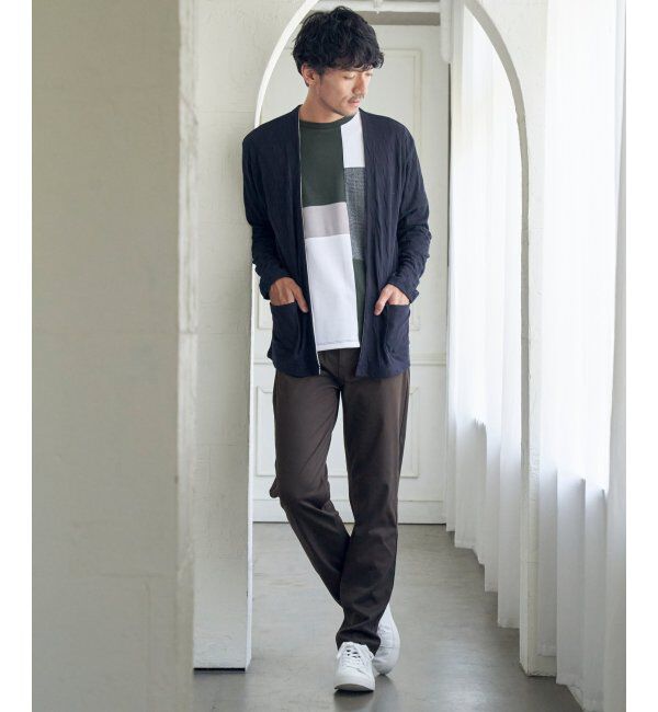 ikka「ブロックスグレンチェックキリカエＴ」|Tシャツ・カットソー|