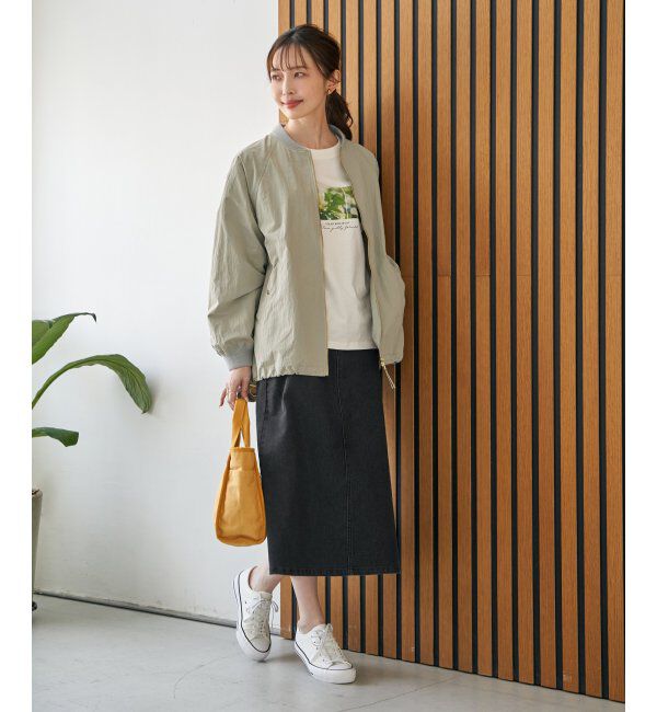 ikka「ロゴフォトプリントスウェットTシャツ」|Tシャツ・カットソー|