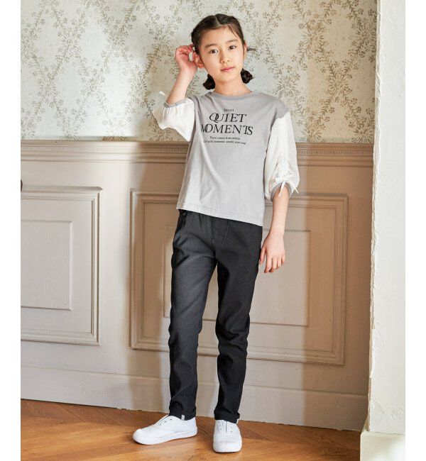ikka kids「【親子コーデ】GOKU楽パンツ スーパーストレッチ ガールズ （120~160cm）」|その他|