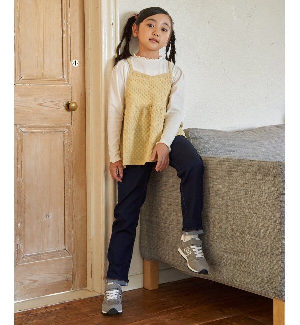 ikka kids「【親子コーデ】GOKU楽パンツ スーパーストレッチ ガールズ （120~160cm）」|その他|