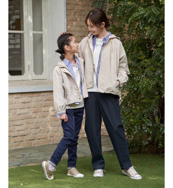 ikka kids「【親子コーデ】GOKU楽パンツ スーパーストレッチ ガールズ （120~160cm）」|その他|