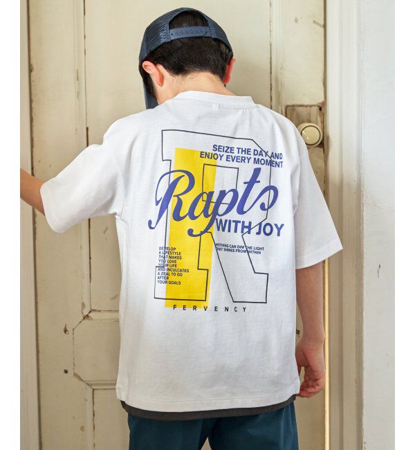 ikka kids「冷感裾レイヤードプリントTシャツ（120~160cm）」|Tシャツ・カットソー|