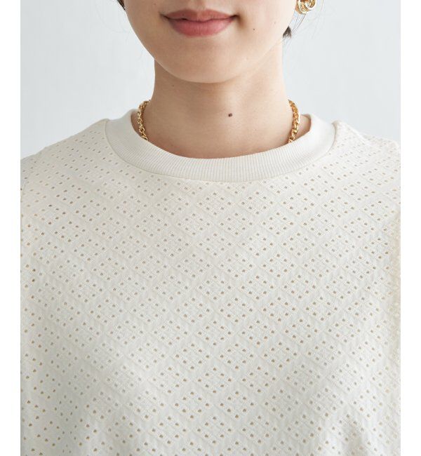 ikka「【お得だ値】冷感アイレットレースプルオーバー」|その他|