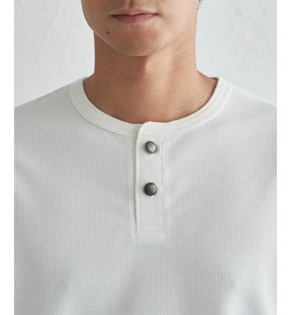 ikka「【吸水速乾】ドライサーマルヘンリーネック七分袖Tシャツ」|Tシャツ・カットソー|
