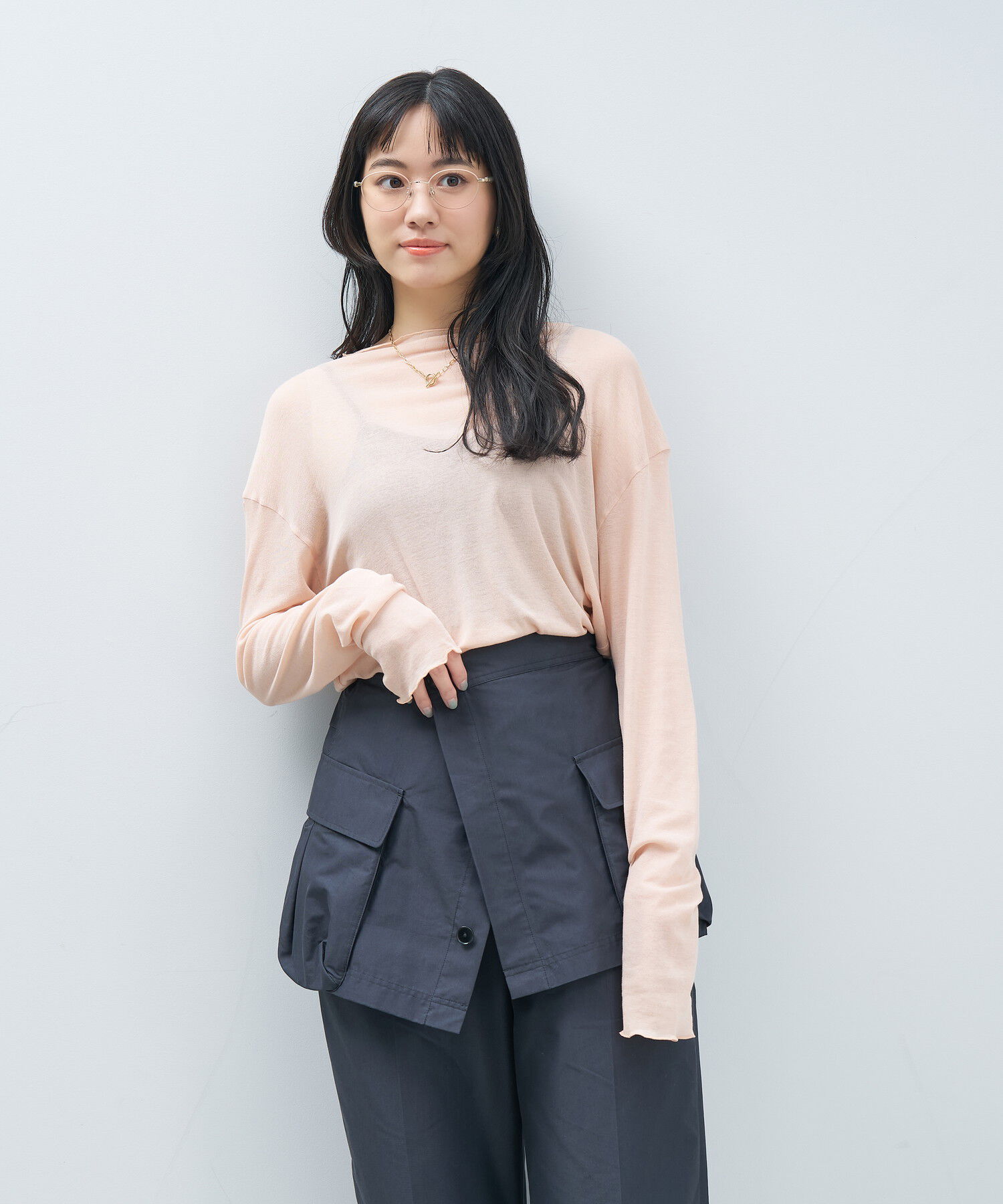  「オーバル型 メガネ｜上品で高級感のある 大人可愛いメガネ フェミニン レンズ交換券付き STANDARD MUSE」|メガネ|
