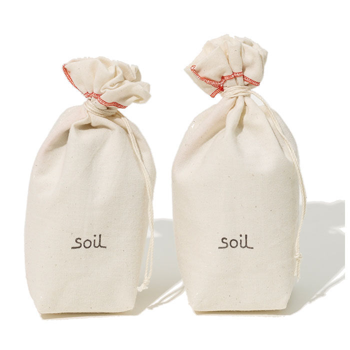 BACKYARD FAMILY「珪藻土 soil 通販 下駄箱 消臭 巾着袋 吸湿脱臭剤 炭 SOIL soil」|シューケア|