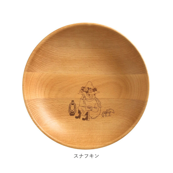 BACKYARD FAMILY「ムーミン 食器 通販 木製 プレート 皿 お皿 ラウンドプレート 丸皿 ラウンドディッシュ M」|食器・キッチングッズ|