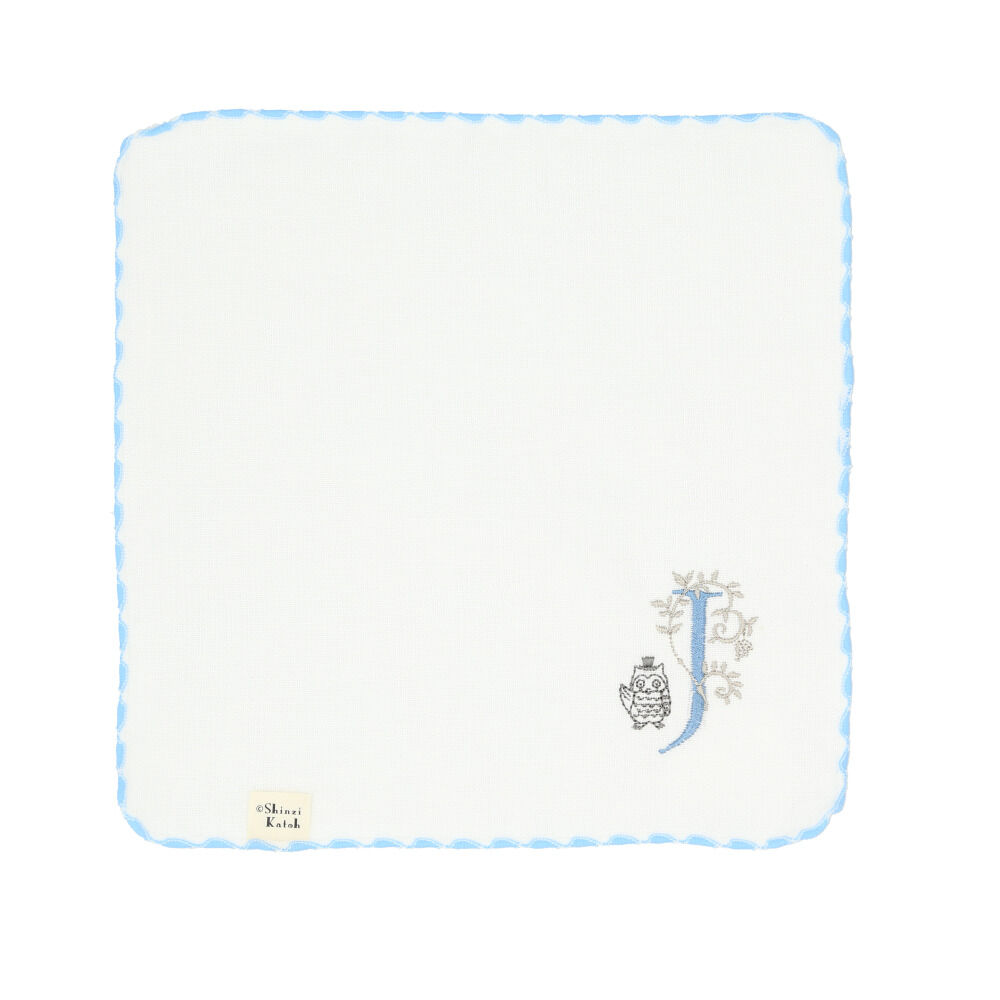 BACKYARD FAMILY「Shinzi Katoh イニシャルごこち タオルハンカチ 通販 SKTC-103 ハンカチタオル」|ハンカチ|ホワイト13
