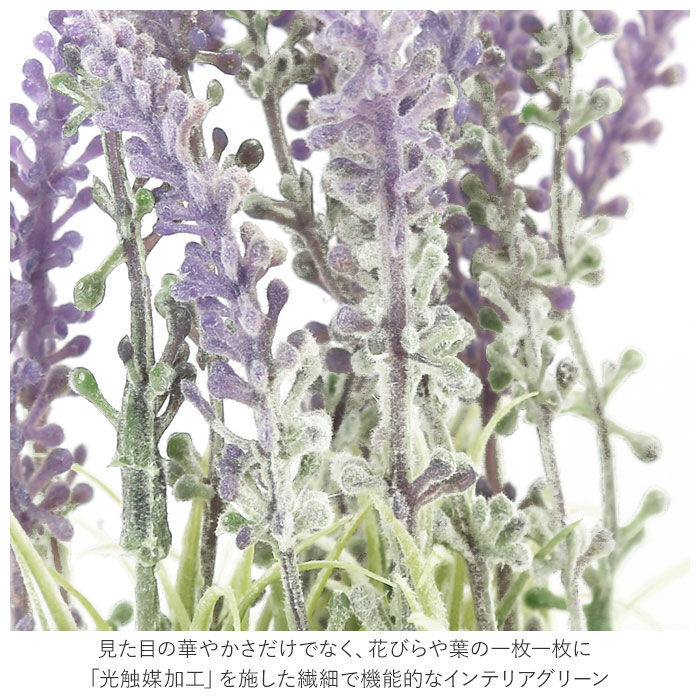 BACKYARD FAMILY「光触媒 花 通販 造花 おしゃれ フェイクグリーン ラベンダー フォールユーカリ ミモザ ブーケ」|その他|