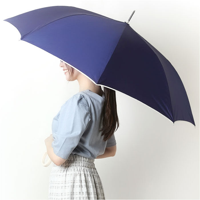 BACKYARD FAMILY「ジャンプ傘 8本骨 60cm レディース 通販 雨傘 長傘 傘 かさ カサ 婦人傘 無地傘」|傘|