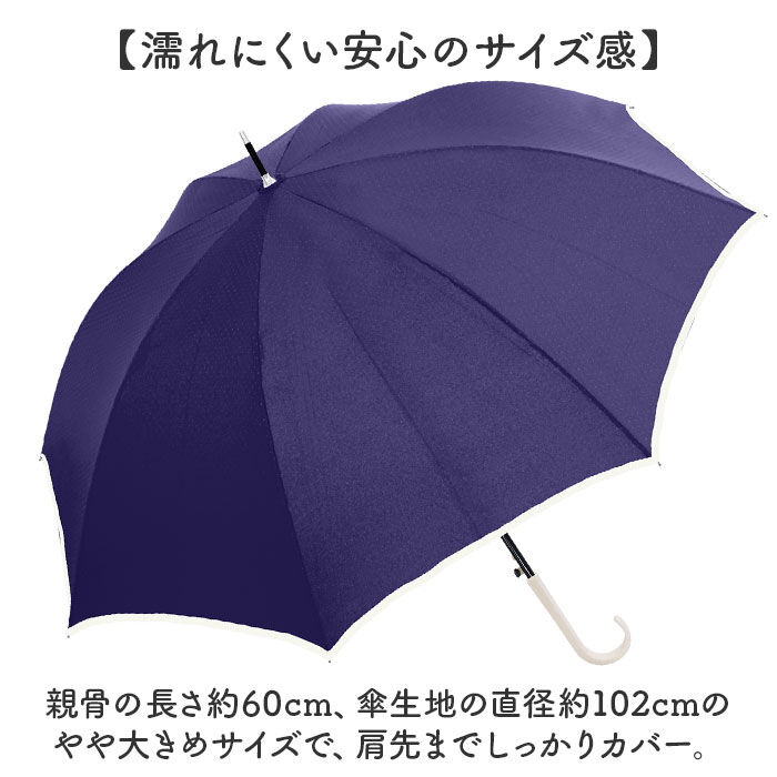 BACKYARD FAMILY「ジャンプ傘 8本骨 60cm レディース 通販 雨傘 長傘 傘 かさ カサ 婦人傘 無地傘」|傘|