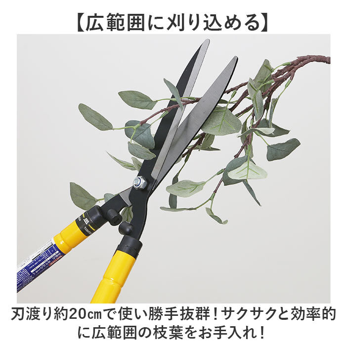 BACKYARD FAMILY「刈り込みハサミ 伸縮式 通販 枝切り 庭木 生垣 剪定 剪定ばさみ 剪定鋏 はさみ ハサミ」|その他|