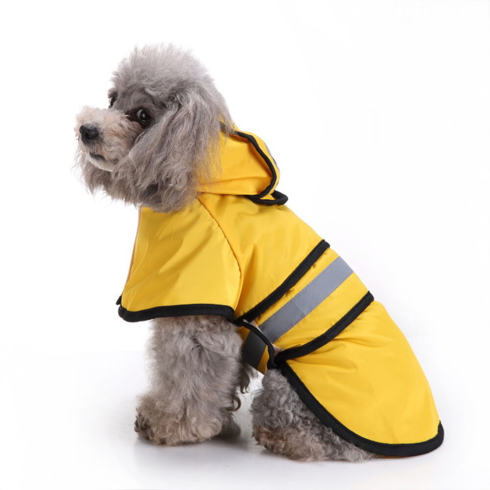 BACKYARD FAMILY「犬 レインコート かわいい 通販 レインウェア 雨服 カッパ 合羽 雨具 ドッグウエア 雨合羽」|その他|イエロー1