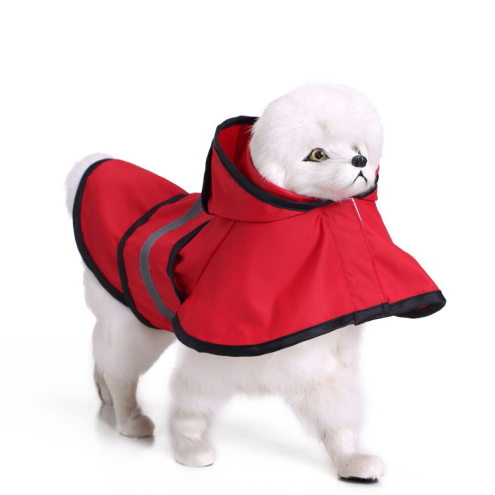 BACKYARD FAMILY「犬 レインコート かわいい 通販 レインウェア 雨服 カッパ 合羽 雨具 ドッグウエア 雨合羽」|その他|レッド1