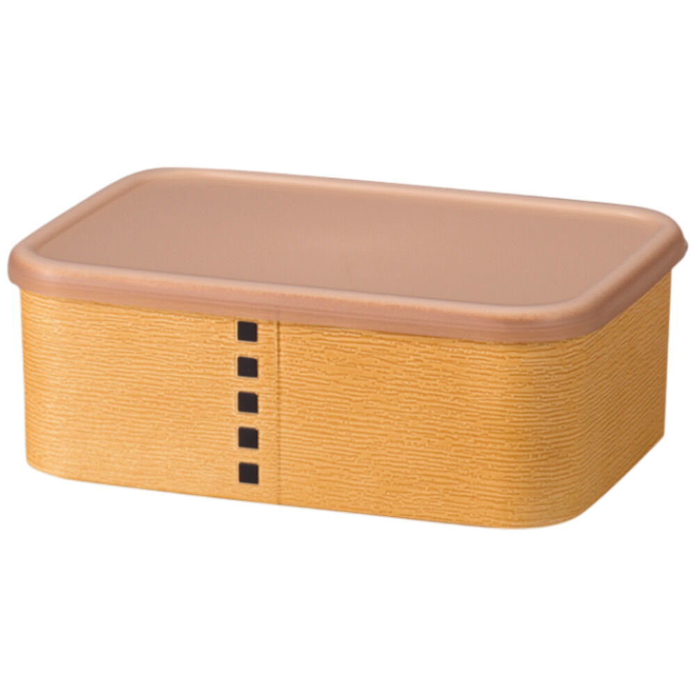 BACKYARD FAMILY「弁当箱 わっぱ風 通販 日本製 保存容器 450ml お弁当箱 長角 1段 ランチボックス」|食器・キッチングッズ|ホワイト1