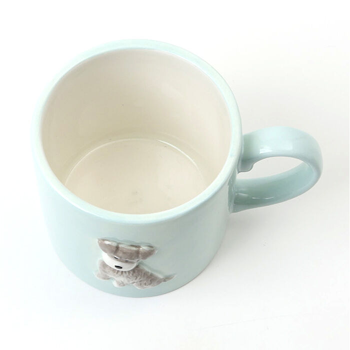 BACKYARD FAMILY「犬 イラスト マグカップ 通販 陶磁器 コップ マグ カップ 小さめ 犬柄 立体 270ml」|グラス・マグカップ|
