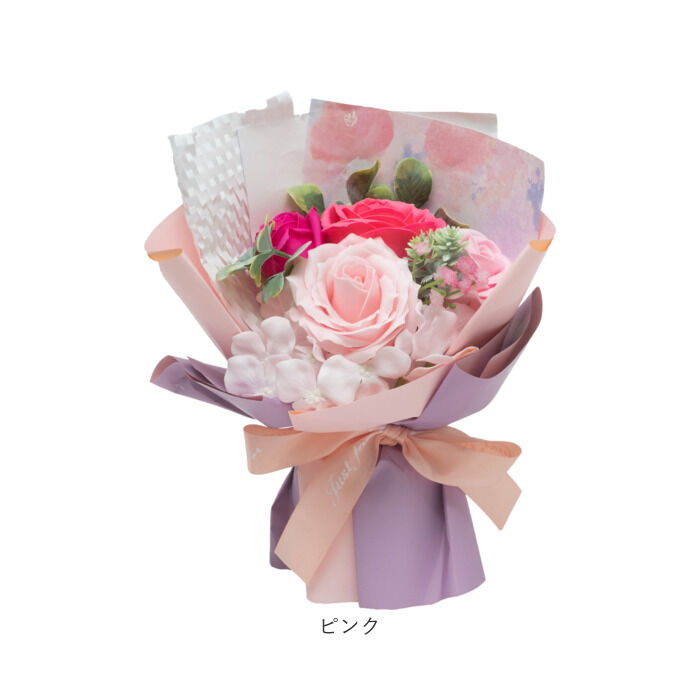 BACKYARD FAMILY「ブーケ ソープフラワー 観賞用 通販 造花 ソープフラワーギフト ウィッシュコアブーケ 贈りもの」|その他|