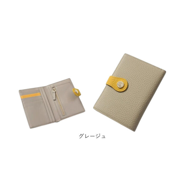 BACKYARD FAMILY「ブランポム 財布 BP-1087 通販 Blanc Pomme 本革 2つ折り 手帳型 二つ折り」|その他|