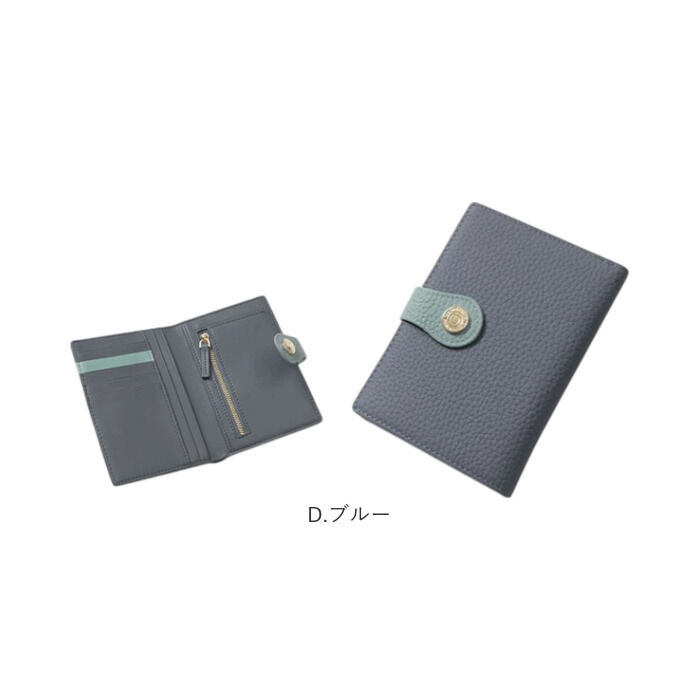 BACKYARD FAMILY「ブランポム 財布 BP-1087 通販 Blanc Pomme 本革 2つ折り 手帳型 二つ折り」|その他|