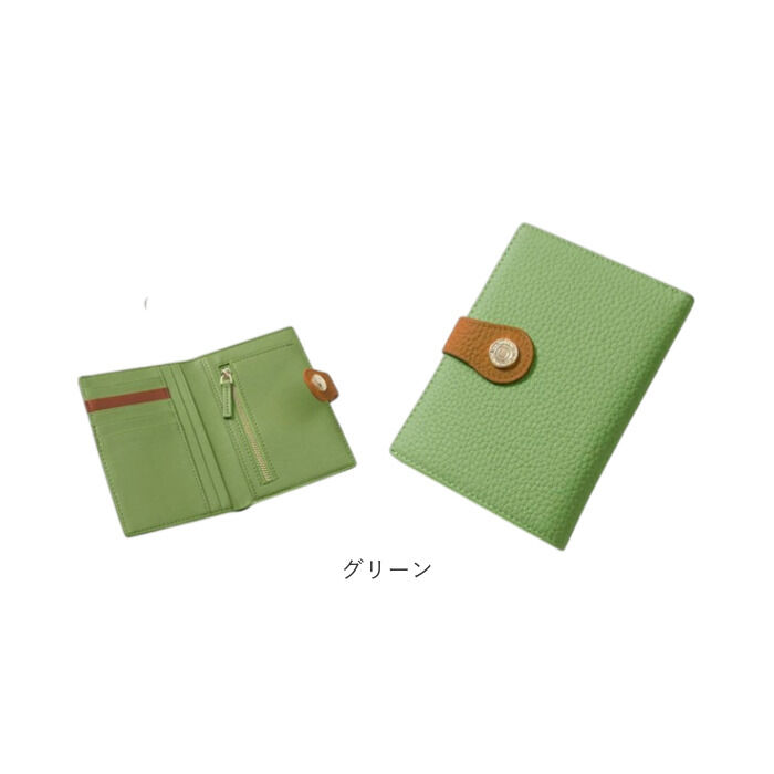 BACKYARD FAMILY「ブランポム 財布 BP-1087 通販 Blanc Pomme 本革 2つ折り 手帳型 二つ折り」|その他|