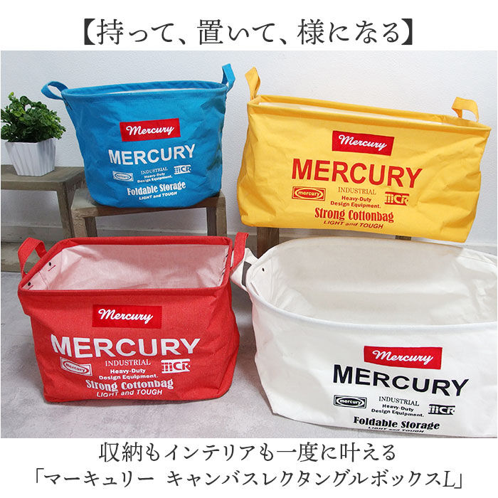 MERCURY「MERCURY マーキュリー レクタングル ボックス Lサイズ 通販 収納ボックス 収納」|その他|