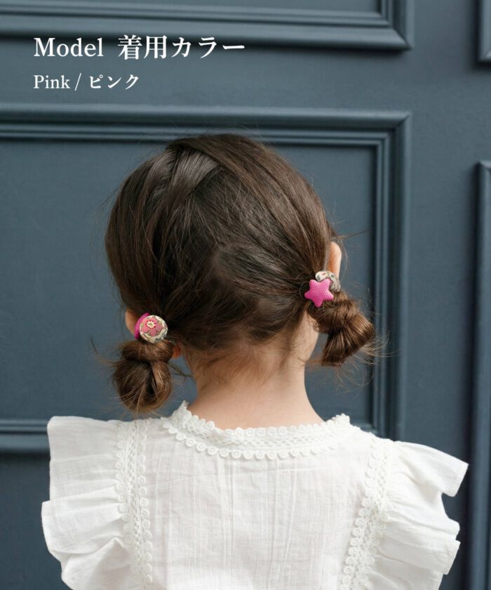 BACKYARD FAMILY「Rora ヘアゴム 2個セット フラワー 通販 ローラ rora 髪ゴム 髪飾り 髪留め ヘアタイ」|ヘアゴム・シュシュ|
