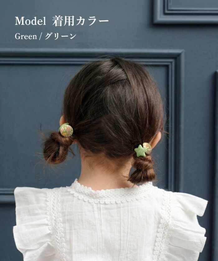 BACKYARD FAMILY「Rora ヘアゴム 2個セット フラワー 通販 ローラ rora 髪ゴム 髪飾り 髪留め ヘアタイ」|ヘアゴム・シュシュ|