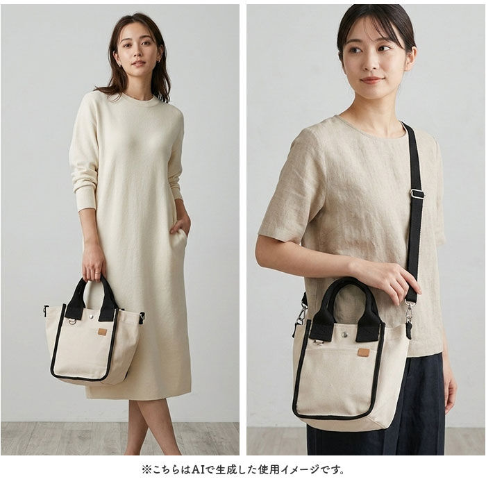 BACKYARD FAMILY「dot&stripe トート ミニ キャンバス 通販 ミニトート ミニトートバッグ」|トートバッグ|